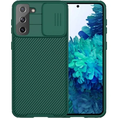 Afbeelding van Nillkin CamShield Hoesje geschikt voor Galaxy S21 Plus Camera Slider Groen