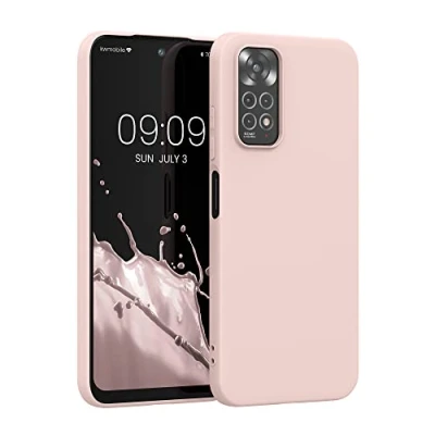 Afbeelding van kwmobile telefoonhoesje geschikt voor Xiaomi Redmi Note 11 / 11S Hoesje smartphone Back cover in kokosmelk