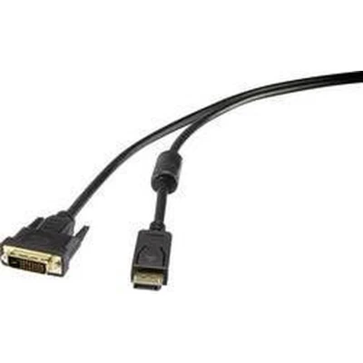 Afbeelding van Renkforce RF 4212210 DisplayPort kabel / DVI Adapterkabel stekker, D 24+1 polige stekker 1.