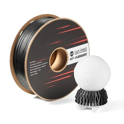 Afbeelding van SainSmart GT 3 Flexibel PLA filament met hoge stroombaarheid 1,75 mm, 3D printerfilament stroomsnelheid voor snel printen, spoel van 1 kg, maatnauwkeurigheid +/ 0,04 zwart