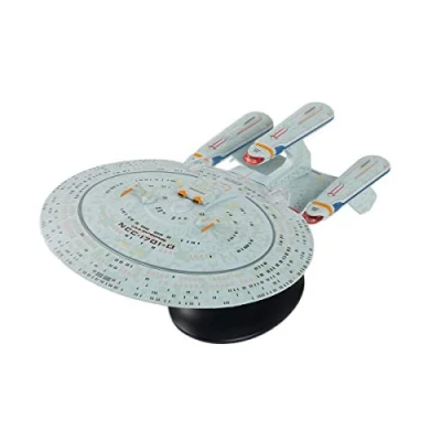 Afbeelding van Star Trek USS Enterprise NCC 1701 D Dreadnought (All Good Things) Schip Officiële Sterrenschepen Collectie door Eaglemoss Collections