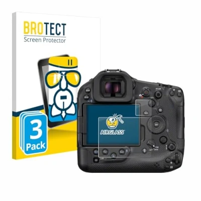 Afbeelding van BROTECT Glas Screen Protector voor Canon EOS R1 (3 Stuks) Schermbeschermer [9H Hardheid, Beschermglas Folie niet Gehard Glas]