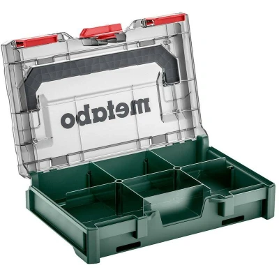 Afbeelding van Metabo metaBOX 63 XS 626896000 Gereedschapsbox ABS Groen, Transparant (l x b h) 252 167 mm