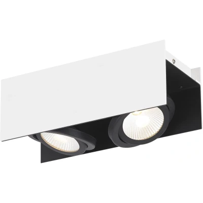 Afbeelding van Eglo Verlichting Plafondlamp &#039;VIDAGO&#039; 2L wit/zwart