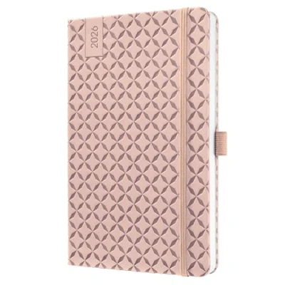 Afbeelding van Sigel weekagenda Flair 2026 formaat A5 Pearl Rose hardcover SI J6131