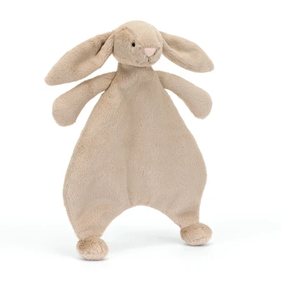 Afbeelding van Jellycat knuffeldoek bashful beige konijn 27 cm