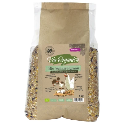 Afbeelding van 4x Via Organica Bio Scharrelgraan 4 kg