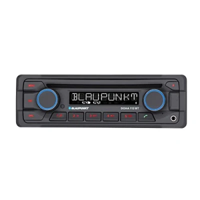Afbeelding van Blaupunkt Doha 112 BT Autoradio enkel DIN Aansluiting voor stuurbediening, Bluetooth handsfree, Incl. afstandsbediening