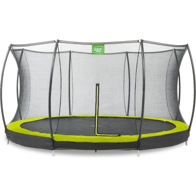 Afbeelding van EXIT inground trampoline ø427cm Silhouette (groen)