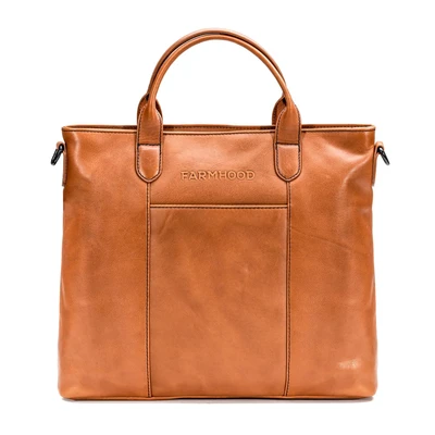 Afbeelding van Farmhood Memphis Handtas Leer 37 cm Laptop compartiment