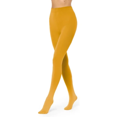 Afbeelding van Merry Style Thermo Panty Winter Fleece Zachte legging Warme Mosterd XL/XXL