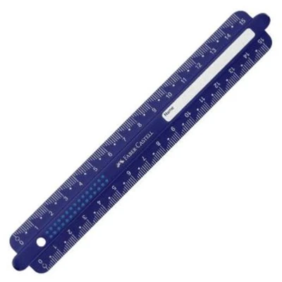 Afbeelding van FABER CASTELL Liniaal Dots 30,0 cm, zwart