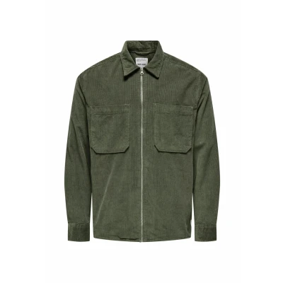 Afbeelding van ONLY &amp; SONS Herenhemd met lange mouwen, Castor Gray, S