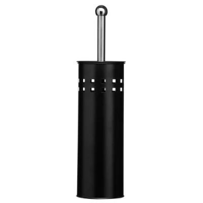 Afbeelding van Premier Housewares 1601366 Vierkante Design Toiletborstel en houder, 38 x 10 cm Zwart