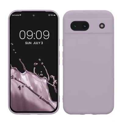 Afbeelding van kwmobile telefoonhoesje compatibel met Google Pixel 8a hoesje Case voor smartphone Van TPU In lavendel