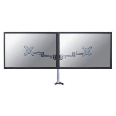 Afbeelding van FPMA D935DG is een bureausteun voor 2 flat screens t/m 27 inch (69 cm).