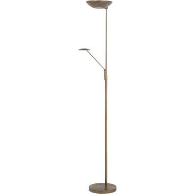 Afbeelding van Modern Klassiek Uplighter Leeslamp Brons Bilbao