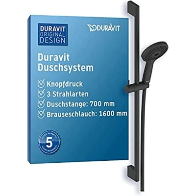 Afbeelding van Duravit UV0680003046 Universele doucheset, zwart