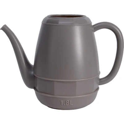 Afbeelding van Decoris Gieter antraciet grijs kunststof 1,8 liter Gieters