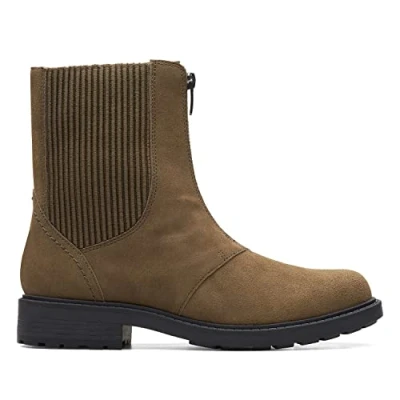 Afbeelding van Clarks Orinoco2 Up Modieuze laarzen voor dames, Dark Olive Sde, 36 EU, EU