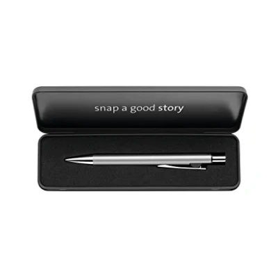 Afbeelding van Pelikan 821223 Balpen Snap Metallic K10 zilver metal case