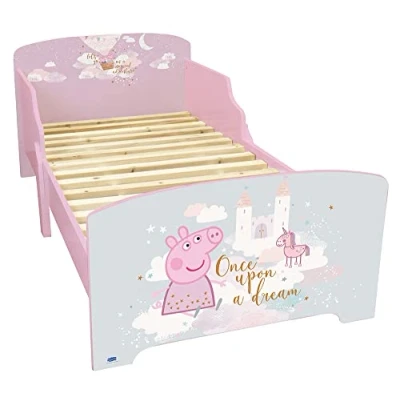 Afbeelding van Peppa Pig Peuter Bed, Princess 70 x 140cm Multi Inclusief lattenbodem