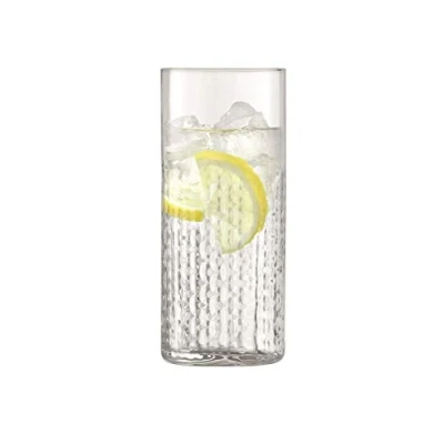 Afbeelding van Longdrinkglas L.S.A. Wicker Transparant 400 ml (2 Delig)
