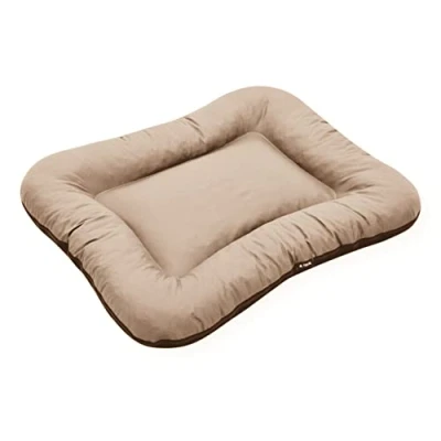Afbeelding van 4L Textil KLEO hondenbed XL voor grote honden, wasbaar, hondenmatras, hondenkussen hondenkussen, XXL (L 110 x 90 cm, beige (met ritssluiting)