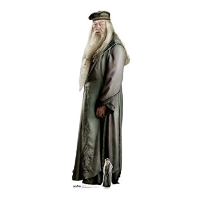 Afbeelding van Star Cutouts Ltd SC645 Uit de officiële Harry Potter Books Lifesize kartonnen uitsparing van Albus Perkamentus 184cm hoog