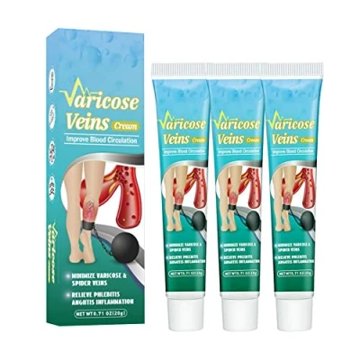 Afbeelding van Spataderen crème, 20 g Crème tegen spataderen, Vein Care Fading Cream bezem reizigers, Varicose Veins, Bezemreisercrème, Spider Veins behandeling, benen