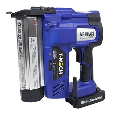 Afbeelding van T Mech 18v accu Spijker /Nietmachine Krachtig 300 x GRATIS spijkers nieten Capaciteit magazijn: 100 of nietjes