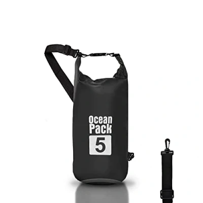 Afbeelding van waterdichte rugzak 2/5/10/20 liter, Dry Bag Zee, tas, verstelbare schouderriem, voor boot, vissen, rafting, strand, watersport, beschermt telefoon/zilver/kaart/sleutel