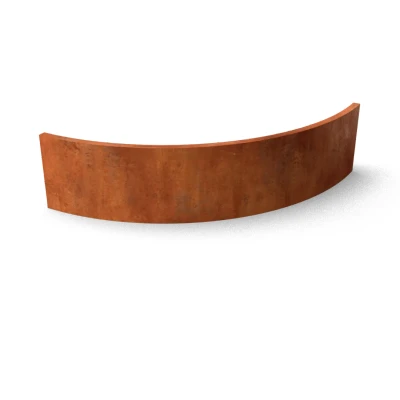 Afbeelding van Geroba Fronta Keerwanden cortenstaal buitenbocht L150 x B150 H20 cm