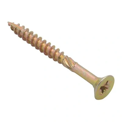 Afbeelding van Spectre Advanced Multifunctionele Houtschroeven 4.0 x 50mm Zink Geel Gepassiveerd Bulkdoos 500