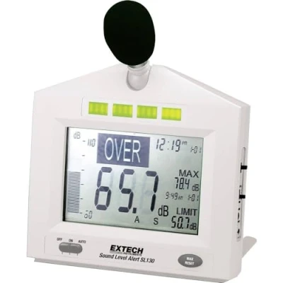 Afbeelding van Extech SL130W Geluidsniveau Alert met Alarm, Groen