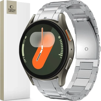Afbeelding van TECH PROTECT ROESTVRIJ SAMSUNG GALAXY HORLOGE 4 / 5 PRO 6 7 FE ZILVER