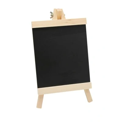 Afbeelding van Paintersisters® Tafelezel 28 cm voor krijt klein bord tafel, krijtbord om neer te zetten, van grenenhout