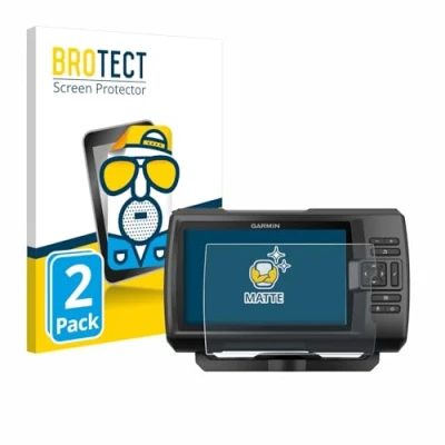 Afbeelding van BROTECT Screenprotector voor Garmin Striker Plus 5cv Folie Beschermfolie matte (2 Stuks)
