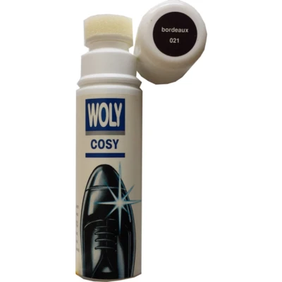 Afbeelding van Woly Cosy Vloeibaar Schoensmeer Bordeaux Schoenpoets Zelfglans