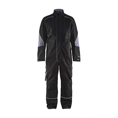 Afbeelding van Blaklader Vlamvertragende Overall 6061 1516 Zwart/Grijs C150