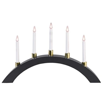 Afbeelding van Star LED Bow, Hout, 15 W, Zwart