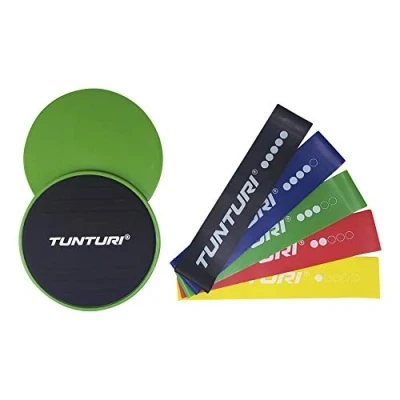 Afbeelding van Tunturi Weerstandsbanden set en Core sliders