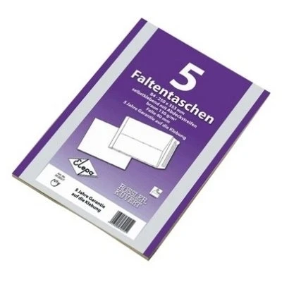 Afbeelding van Mailmedia, Verzendzak + bubbeltjesenvelop, Vouwzakken met kleefstrip, B4 zonder venster, bruin, 130 g/m², 40 mm vouw (390... (5 x)