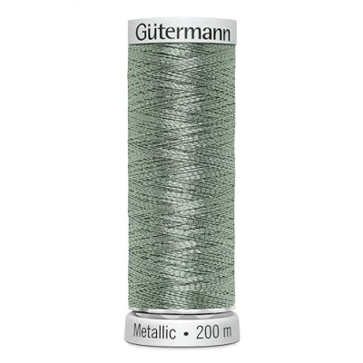 Afbeelding van Gutermann Sulky metallic machine borduurwerk draad 200m 7053 per spoel + gratis Minerva ambachten ambachtelijke gids