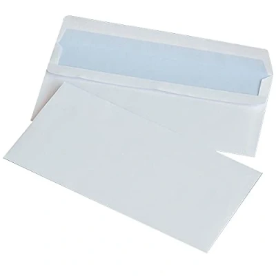 Afbeelding van Zelfklevende enveloppen OFFICE PRODUCTS SK DL 110x220mm 75gsm 10st wit / type zelfklevend/Art SK/kleur wit/formaat DL/oppervlaktegewicht (g/m2) 75 afmetingen (mm) 110x220