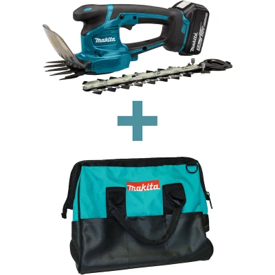 Afbeelding van Makita DUM111SYX LXT 18 V accu Grasschaar en buxusschaar 1,5 ah (1st), dc18sd lader, in doos, inclusief