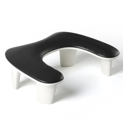 Afbeelding van AMOYUN Zwarte nagelarmsteun, vlindernagelkussen, armsteun voor nagels, slaapbaar, manicure kussen, antislip, zacht microvezelleer, manicure, handsteun, nagelstandaard, technicus, tafel