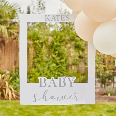 Afbeelding van Photo booth frame Babyshower 72x60cm