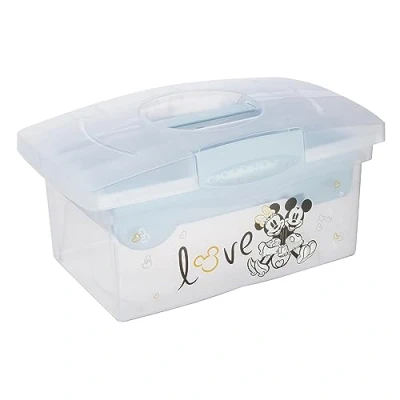 Afbeelding van Keeeper Mickey Mouse Blauw Draagbare Opbergbox met Organizer 1220268424700