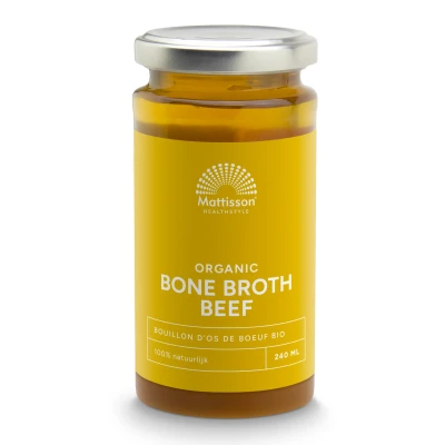 Afbeelding van Mattisson HealthStyle Biologische Botten Bouillon Rund 240ML